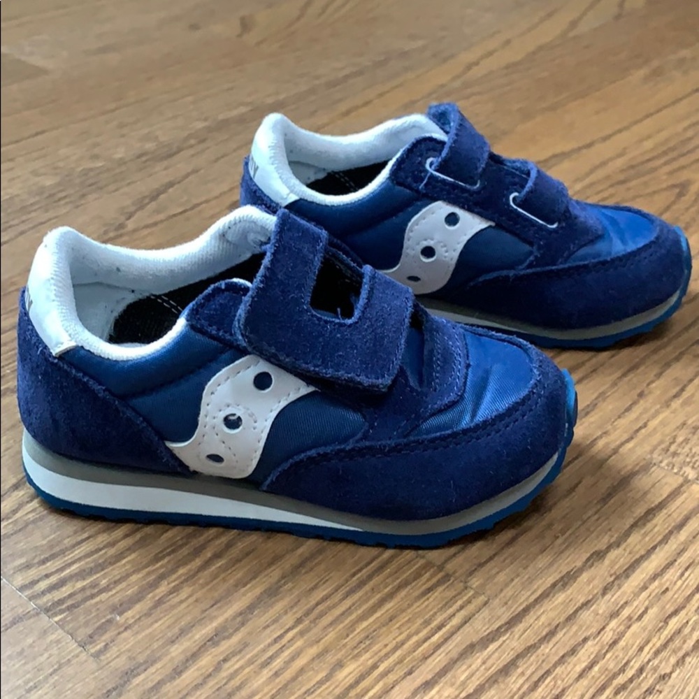 Saucony Jazz Low Pro toddler Velcro shoes